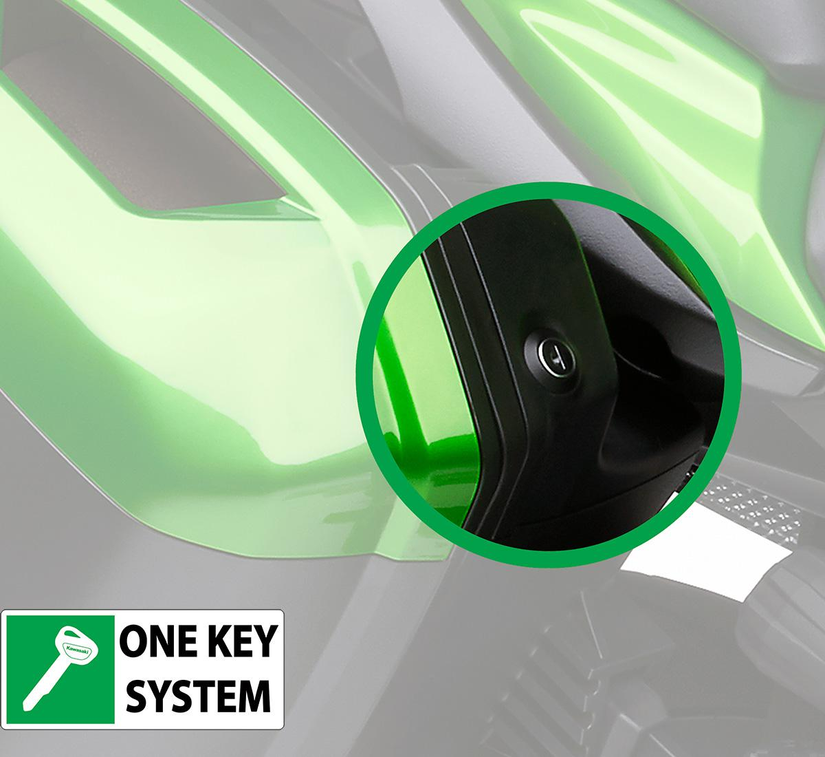 Pannier Lock Cylinder Set (Ninja 1000SX & Versys 1000/S/SE)