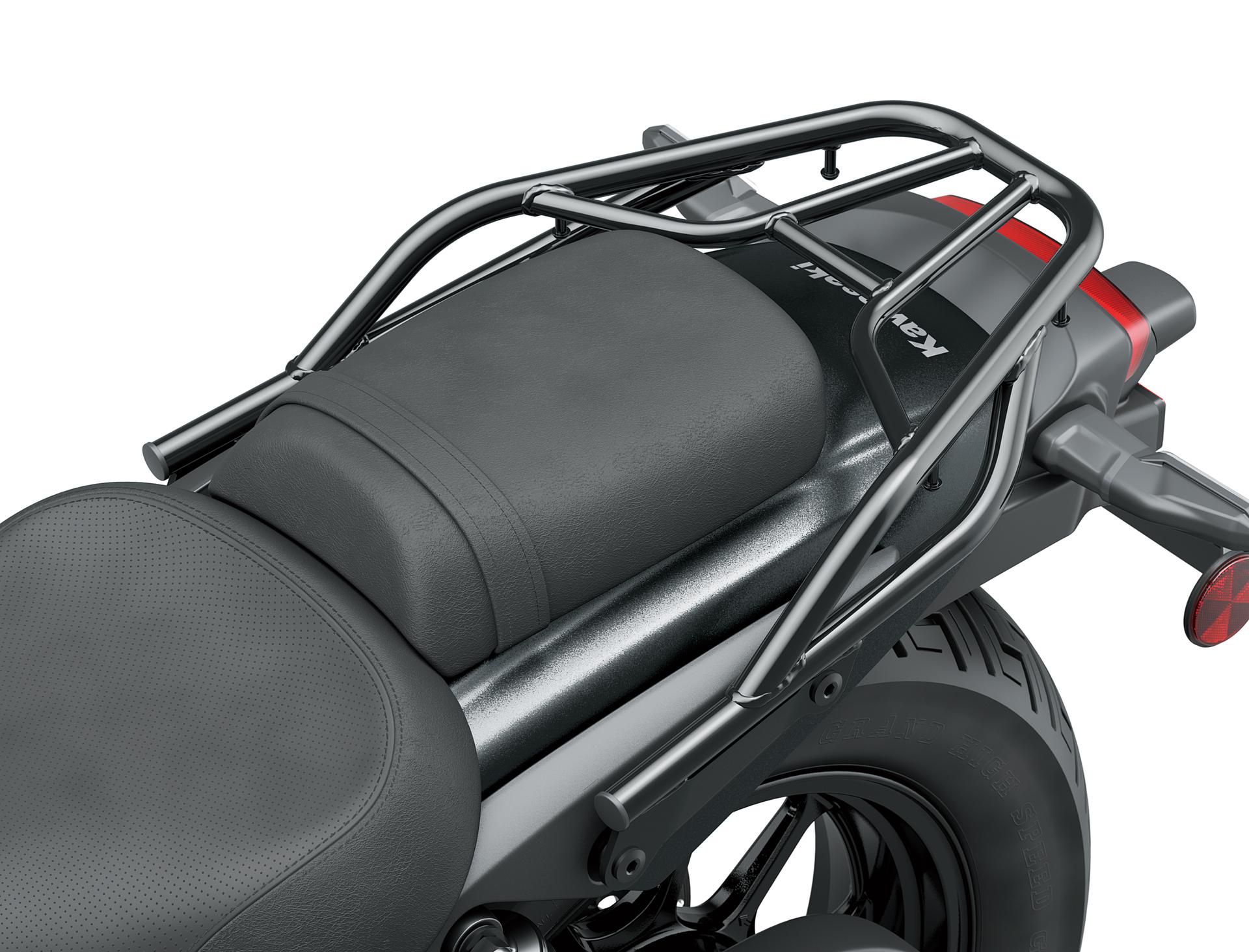 Porte-bagages Arrière Solo Pour Kawasaki Eliminator 500 2024-2025 - Acier Noir, Charge Max 5 Kg