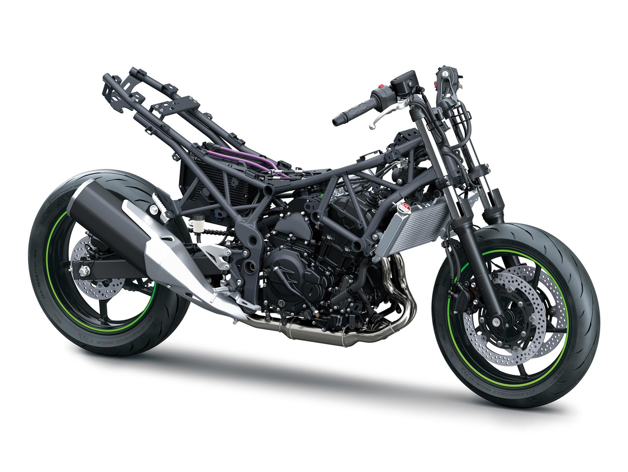 Carefully Considered Chassis Design: Sporty Kawasaki Handling