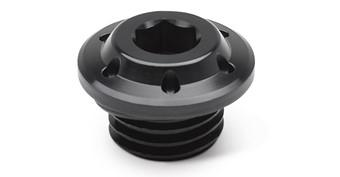 Oil filler cap black