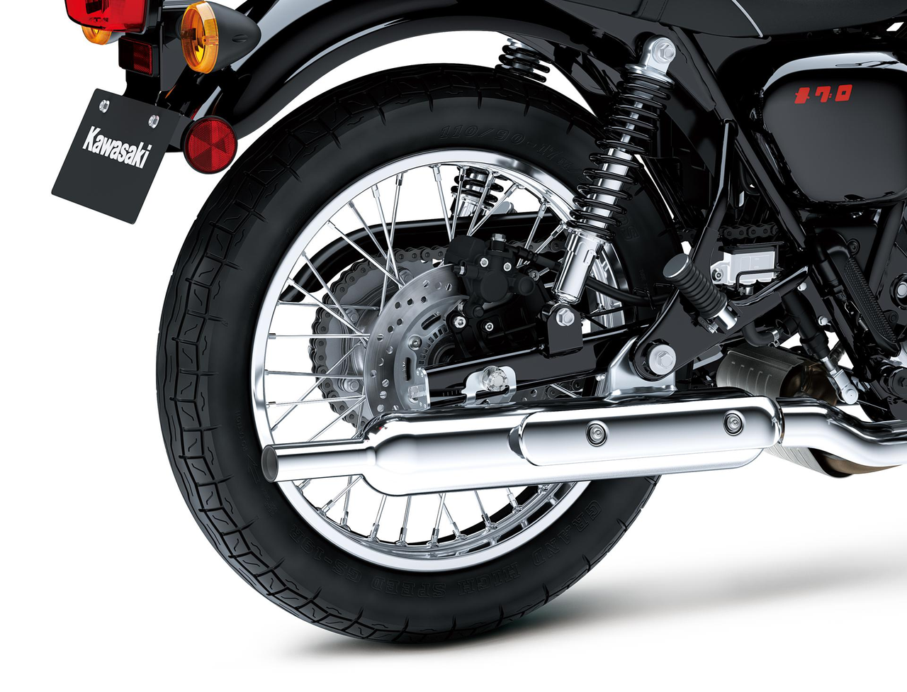 Specially-Tuned Exhaust Note to Match Kawasaki 250 Meguro SG