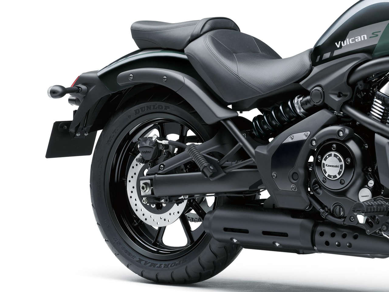 Slim backbone-style rear frame