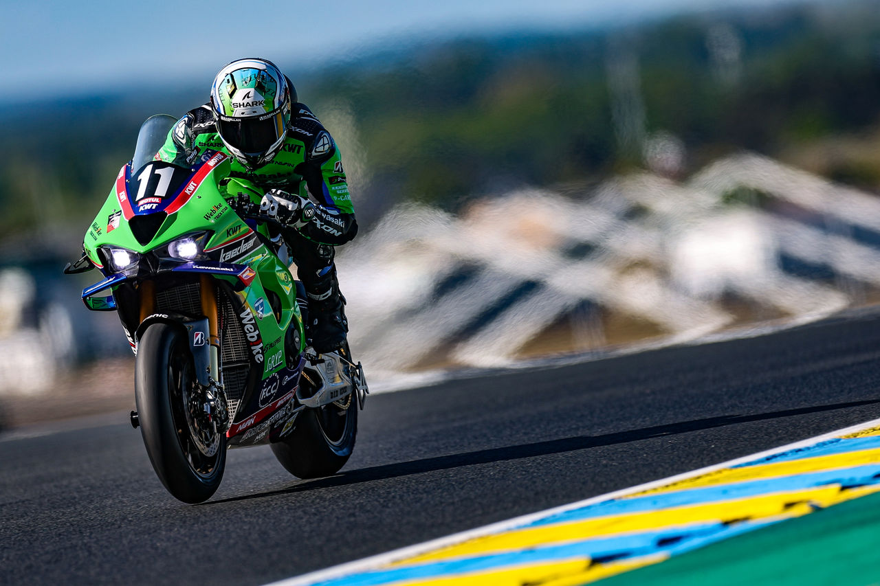 2026-FIM-Ewc-LeMans-KAWASAKI WEBIKE TRICKSTAR FRA Roman RAMOS ALVARO ESP Christian GAMARINO ITA Grégory LEBLANC FRA Enzo DE LA VEGA FRA ZX-10RR EWC